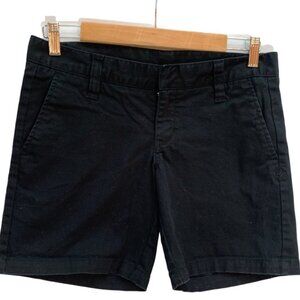 HURLEY Black Denim Medium Length Shorts Size 2